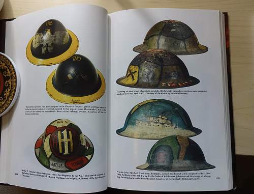 WW1 Souvenir painted Helmet.