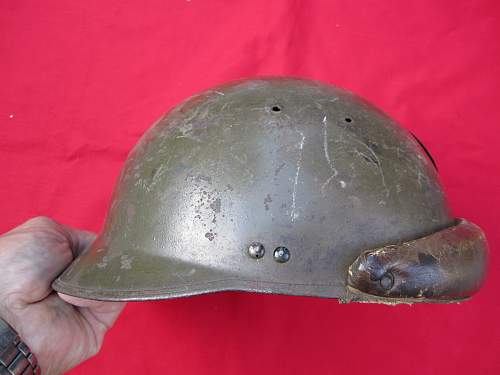 WWI French Tankers Helmet