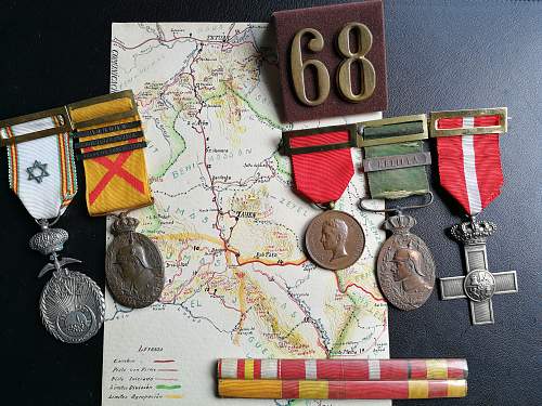 Spanish Rif War medals
