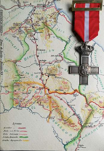 Spanish Rif War medals