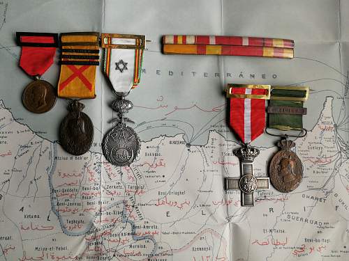 Spanish Rif War medals