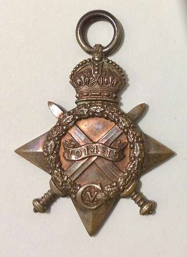 1914-15 star medal help on name research