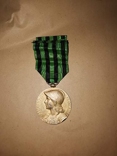 Unusual French Commemorative Medal for the Franco- Prussian War
