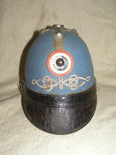 French hussard test helmet