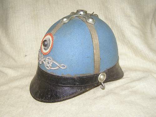 French hussard test helmet