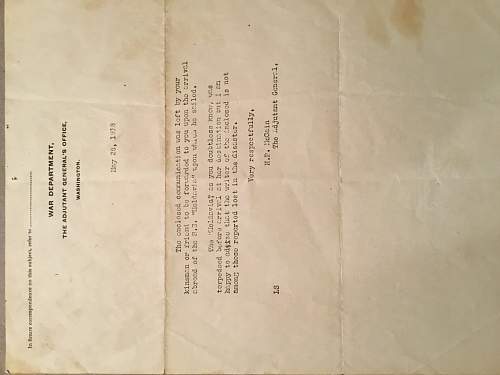 Grandfather’s RMS Moldavia letter and more.