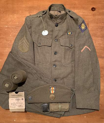 AEF grouping ID'd to Sgt. Phillip John Vennewitz of Company K, 159th Infantry Regiment, 40th Division