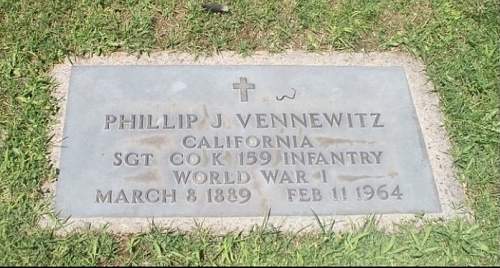 AEF grouping ID'd to Sgt. Phillip John Vennewitz of Company K, 159th Infantry Regiment, 40th Division