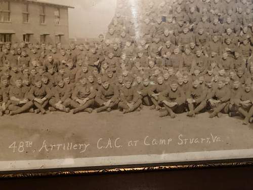 yard log photo - 48th Artillery Coastal Artillery Corps - US AEF