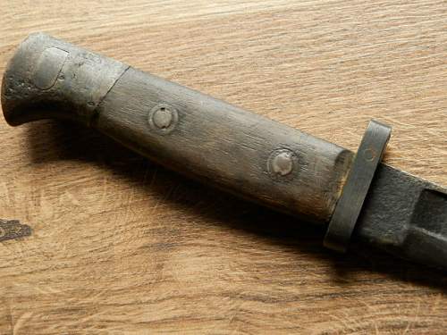belgian 1889 bayonet crossguard modification
