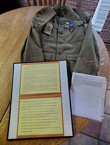 WW1 DSC recipient uniform