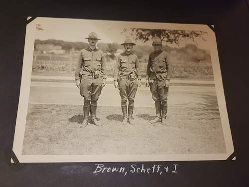 WWI US Officers photo album