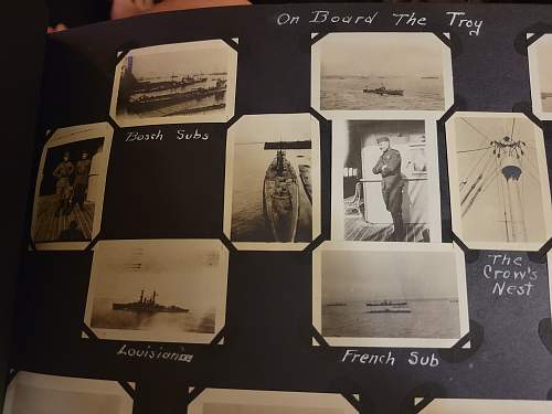 WWI US Officers photo album