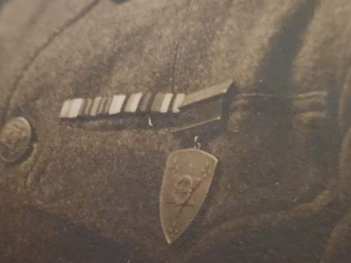 WWI Yankee division photo and medal