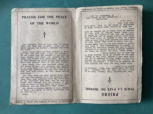 Prayer for Peace pamphlet