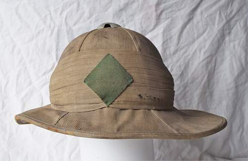 WWI Wolseley Sun helmet