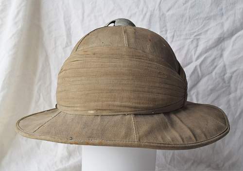 WWI Wolseley Sun helmet