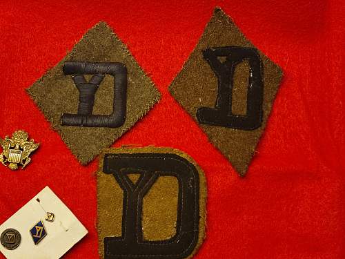 Yankee Division patches  and more