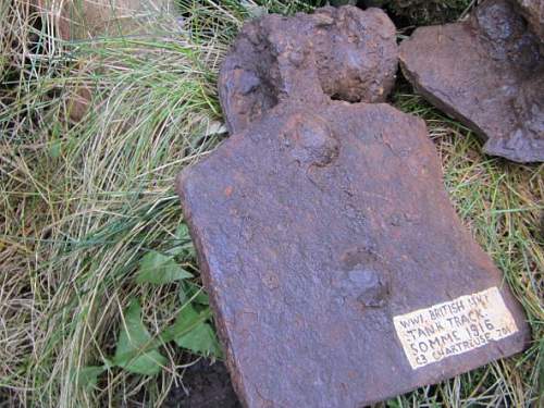 WW1 MK1 Tank Track Link.