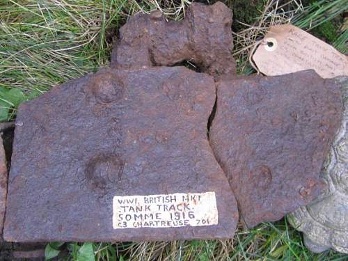 WW1 MK1 Tank Track Link.