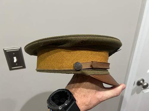 Levi Strauss Company US Army visor?  Anyone ever seen one; NEED INFO
