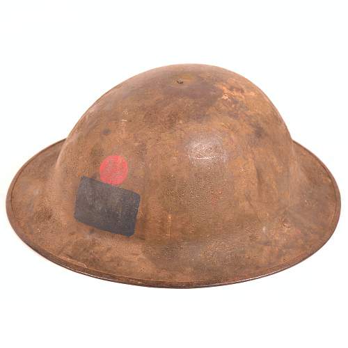 WW1 Canadian brodie helmet