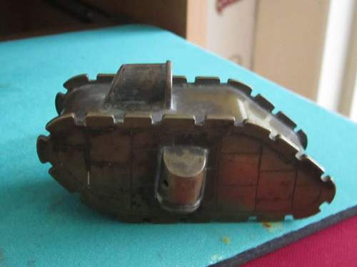 WW1 Trench Art Tank 2..