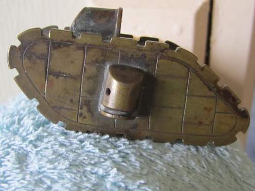 WW1 Trench Art Tank 2..