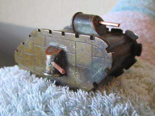 WW1 Trench Art Tank 2..