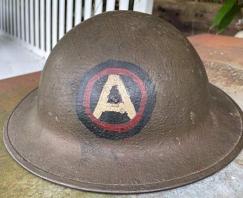 AEF helmet and uniform jacket 54 Division PE