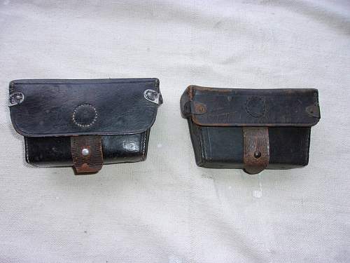 Pre-1900 Italian Army leather cartridge boxes/ammo pouches?