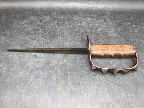 M-1917 trench knife at auction.