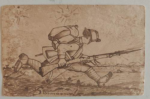 WWI period postcards