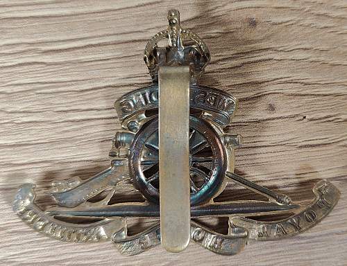 West Riding Royal Horse Artillery Cap Badge