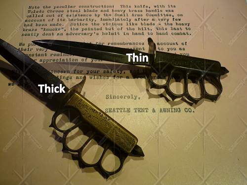 The U.S. M1918 Mk. I Trench Knife Thread.