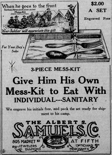 A Christmas Gift from 1917: The Oneida Community Limited (O.C.L.) 3-Piece Mess Kit.