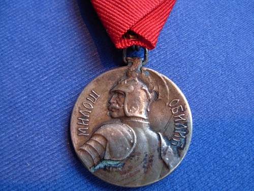 Serbia the bravery medal wwi