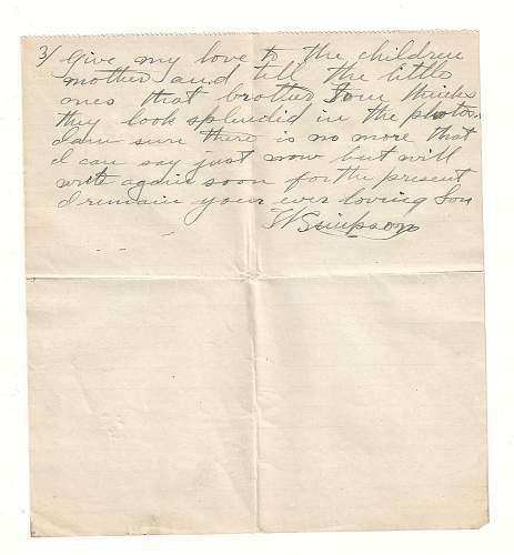 WW1 Era Letter and Postcard Written by Canadian Soldier Months Before he Would be Killed in Action During the Battle of the Somme.