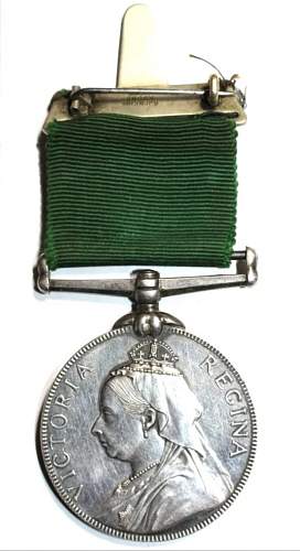 Volunteer long service &amp; good conduct medal.