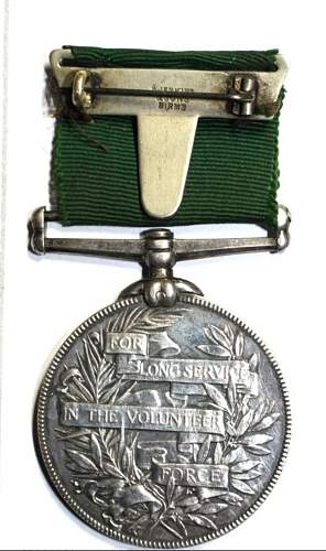 Volunteer long service &amp; good conduct medal.