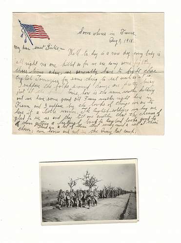 WW1 Era Photos &amp; Letter Written by U.S. Serviceman in France. He writes about blood poisoning, German Treatment of POW’s, France, and much more.