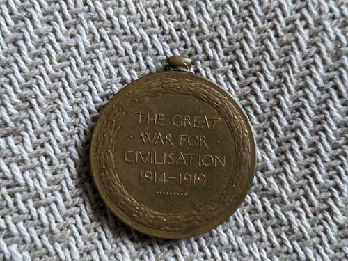 WW1 Victory Medal - With a Story