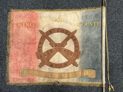 WW1 British Old Contemptibles Association Standard