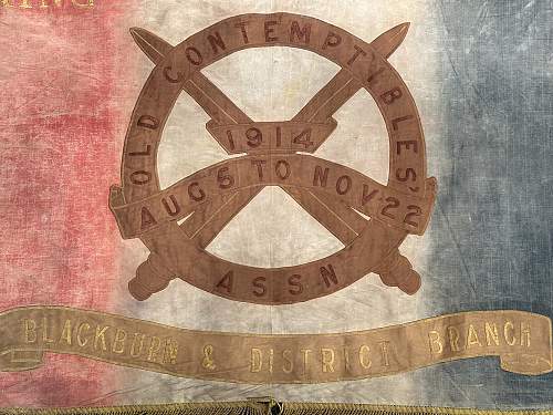 WW1 British Old Contemptibles Association Standard