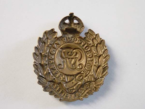 Royal Engineers cap badges