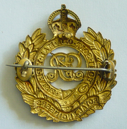 Royal Engineers cap badges