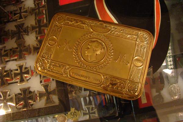 Princess Mary's gift tin 1914