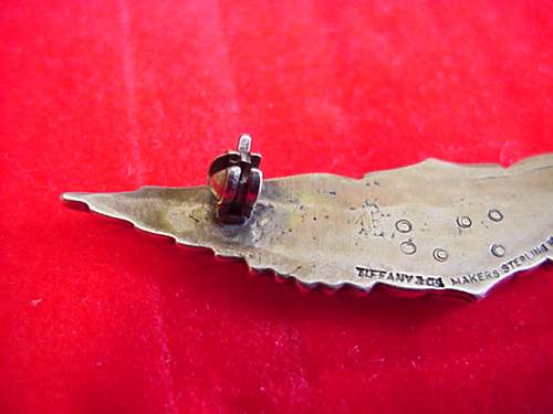 Us wwi pilot wings tiffany marked real or repo??
