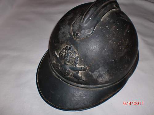 WWI French m15 helmet