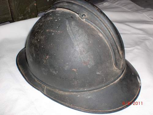 WWI French m15 helmet